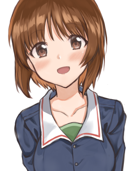nishizumi miho (girls und panzer) drawn by mamu_t7s