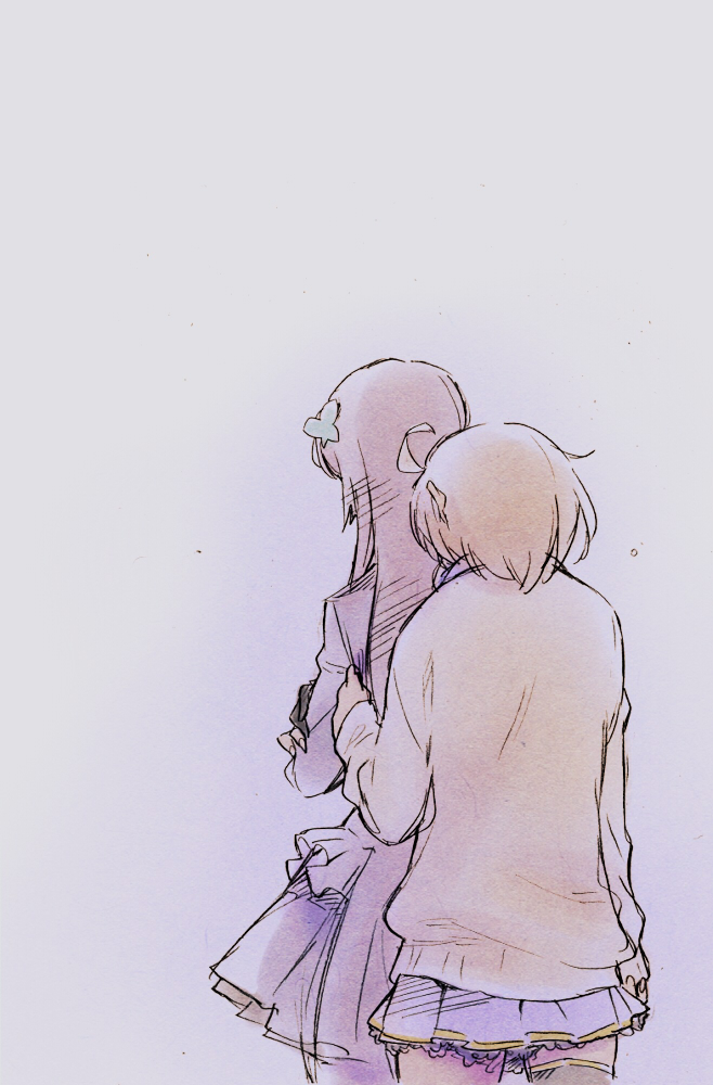 funada kiito and kawamura yuzuriha (assault lily) drawn by santouka