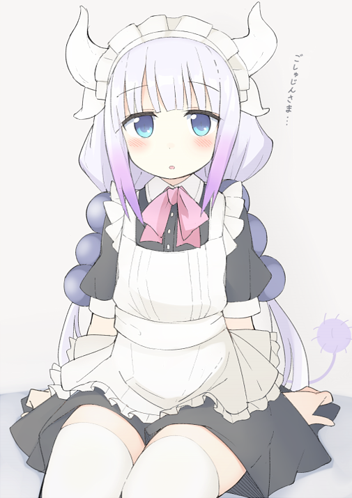 kanna kamui (kobayashi-san chi no maidragon) drawn by mobu