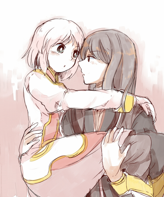 yuri lowell and estellise sidos heurassein (tales of and 1 more) drawn by necora