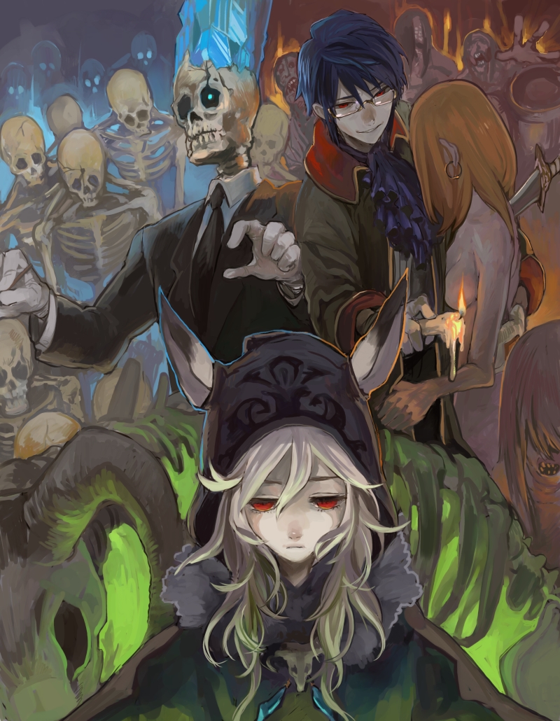 pixiv fantasia and 1 more drawn by ririnra