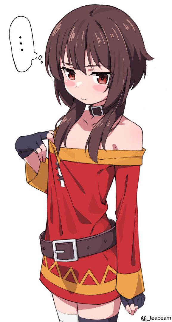 megumin (kono subarashii sekai ni shukufuku wo!) drawn by teabeam