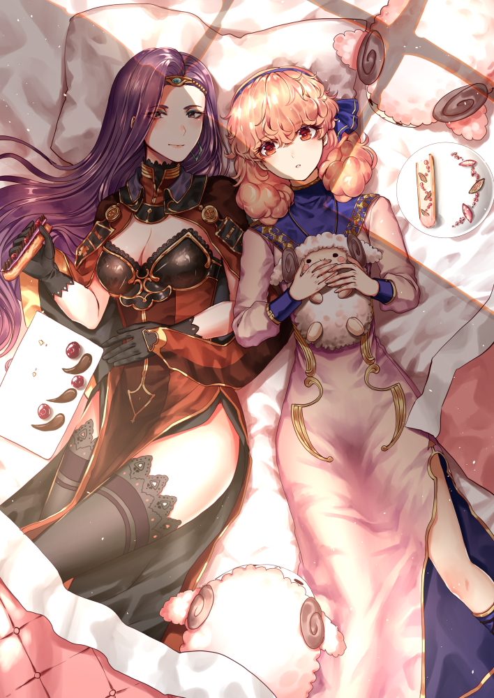sonya and genny (fire emblem and 1 more) drawn by wani_(fadgrith)