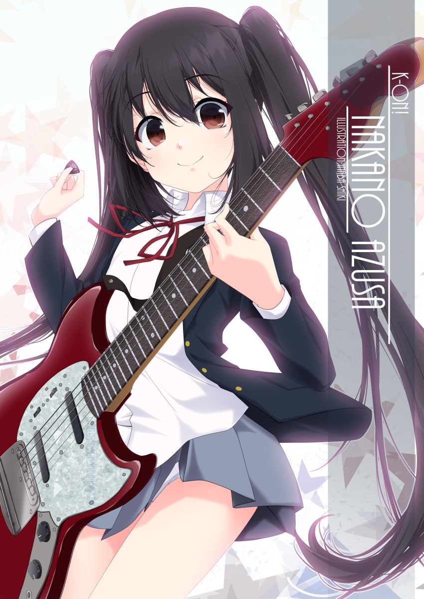 nakano azusa (k-on! and 1 more) drawn by inaba_shiki