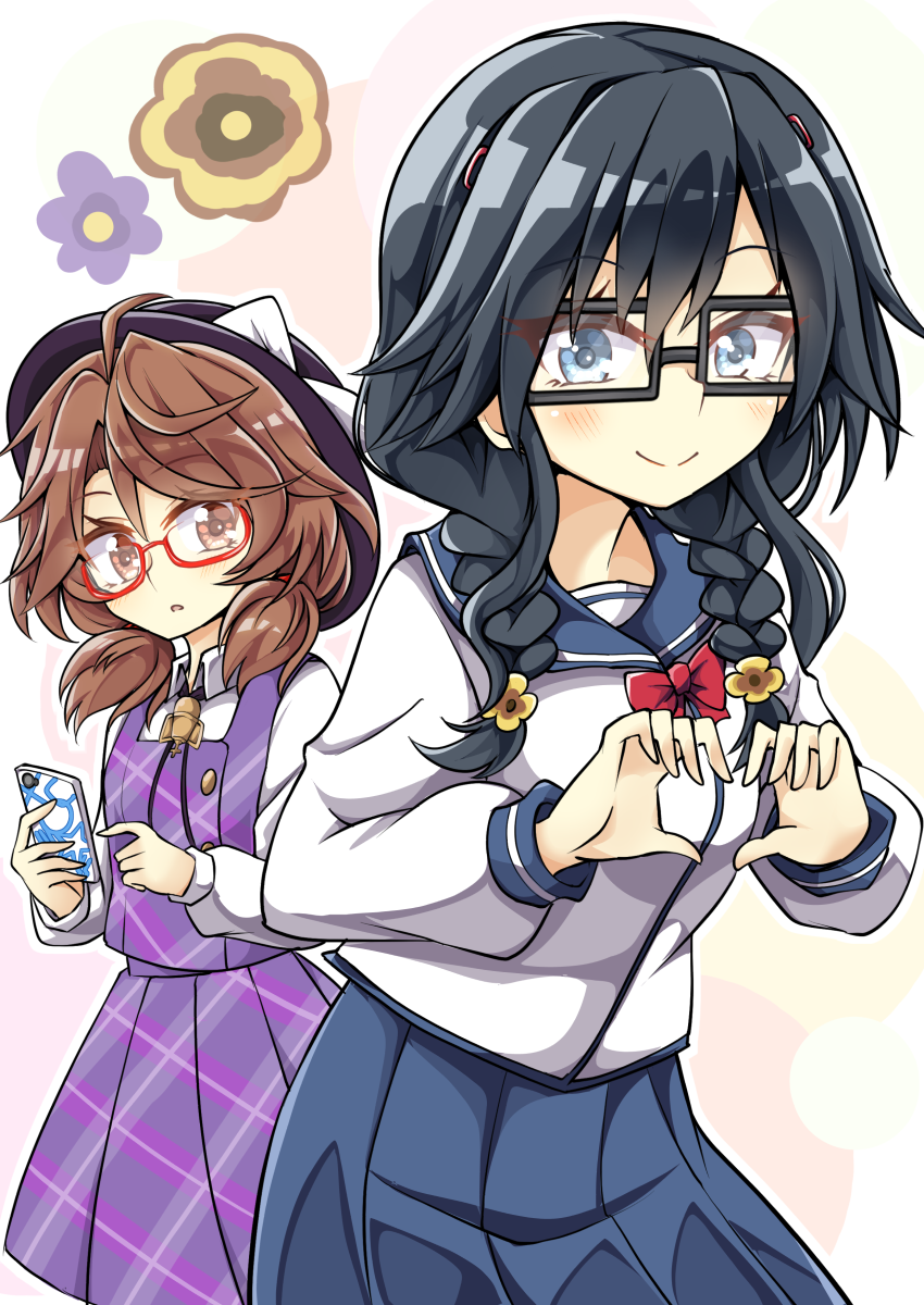 usami sumireko and sanshokuin sumireko (touhou and 1 more) drawn by keyaki_chimaki