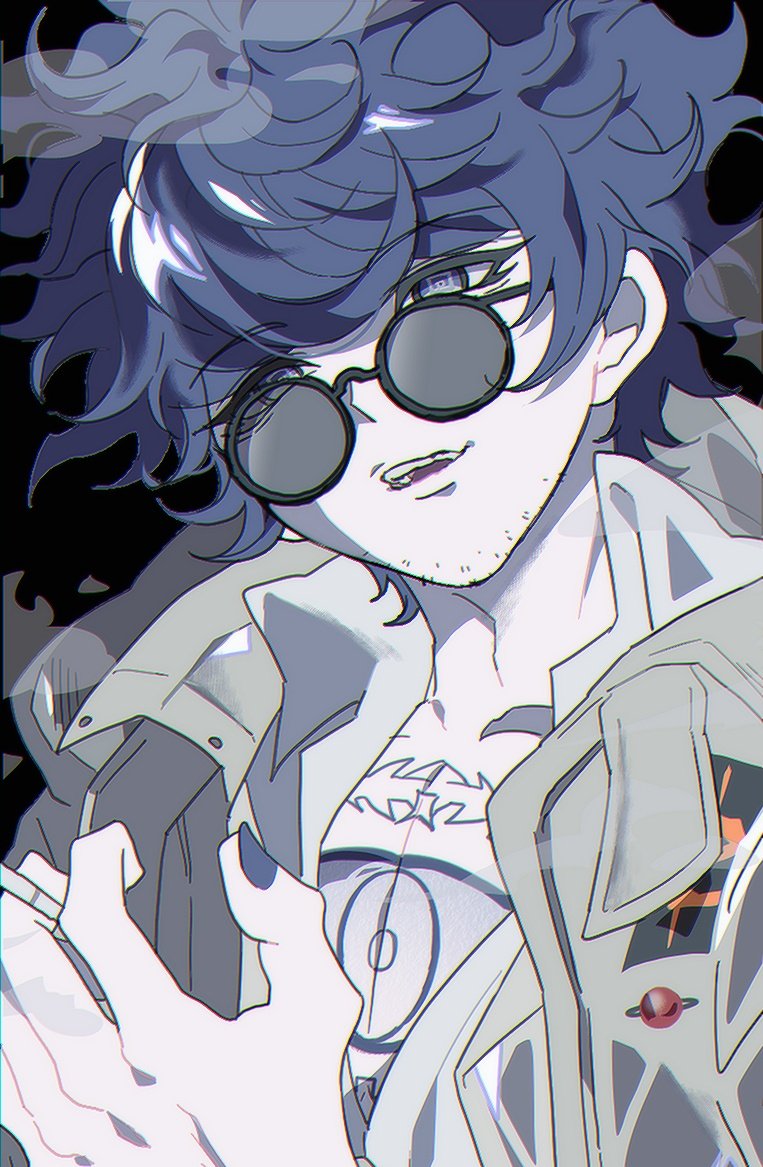 yakou furio (master detective archives: rain code) drawn by heoli_(dangan_waist)
