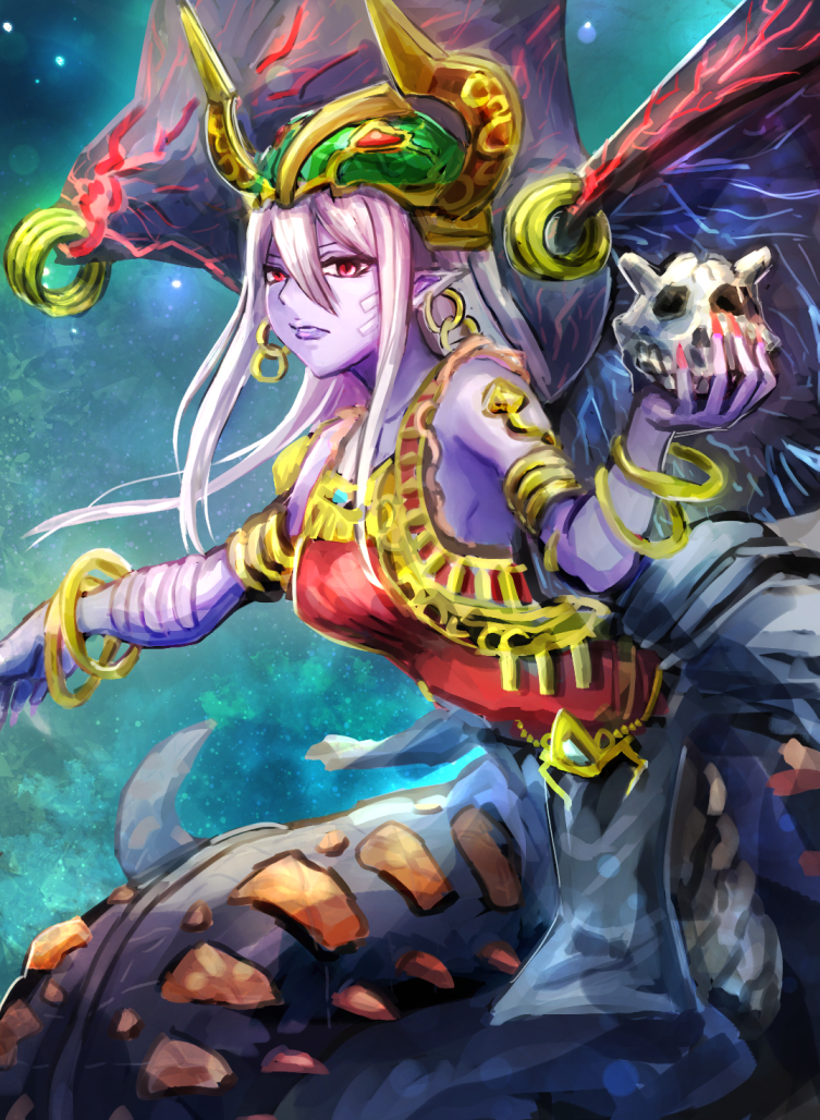 reptilianne echidna (yu-gi-oh!) drawn by hatano_kiyoshi
