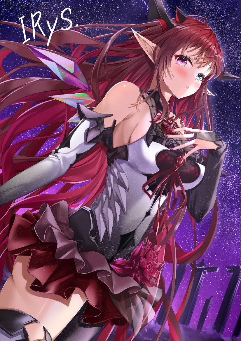 irys (hololive and 1 more) drawn by shibakarenasu