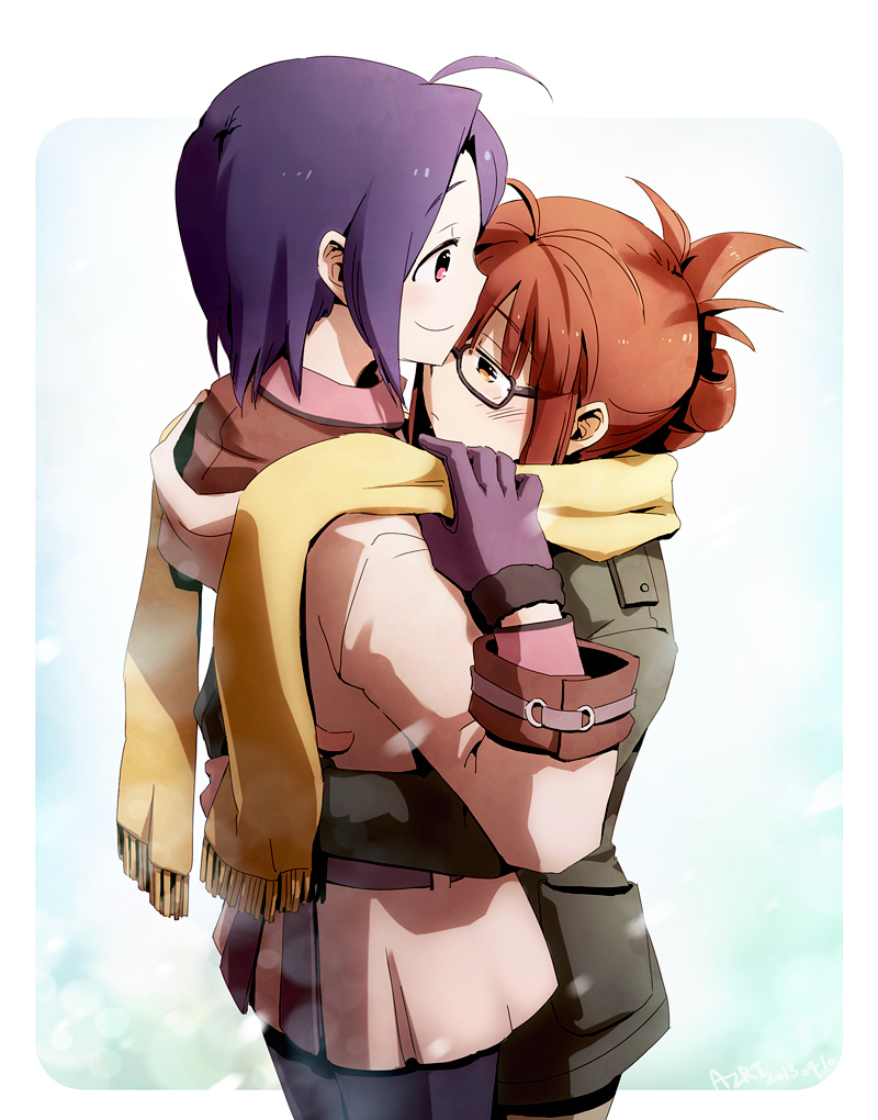 miura azusa and akizuki ritsuko (idolmaster) drawn by nightea