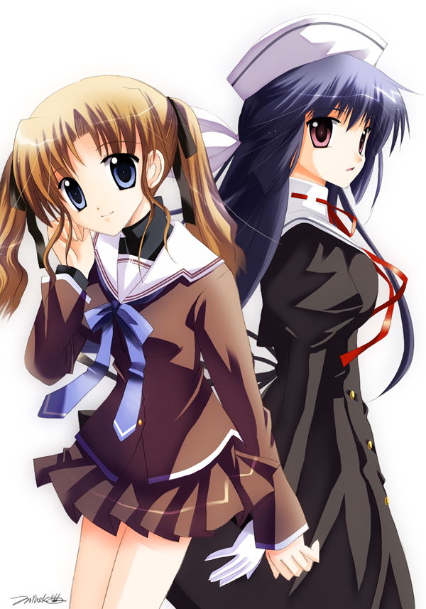 amamiya yuuko and hayama mizuki (ef) drawn by mineko