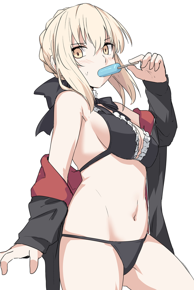 artoria pendragon and saber alter (fate and 1 more) drawn by shiseki_hirame