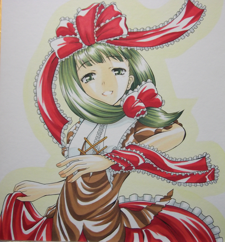 kagiyama hina (touhou) drawn by shiba_meiji