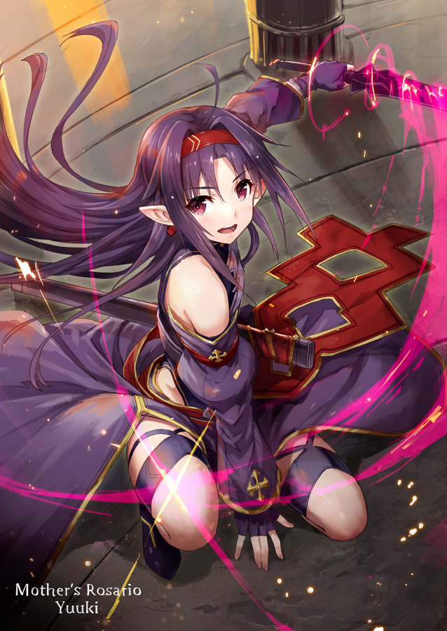 yuuki (sword art online) drawn by gabiran