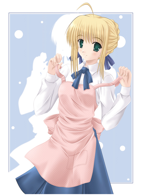 artoria pendragon and saber (fate and 1 more) drawn by aikawa_fuugetsu