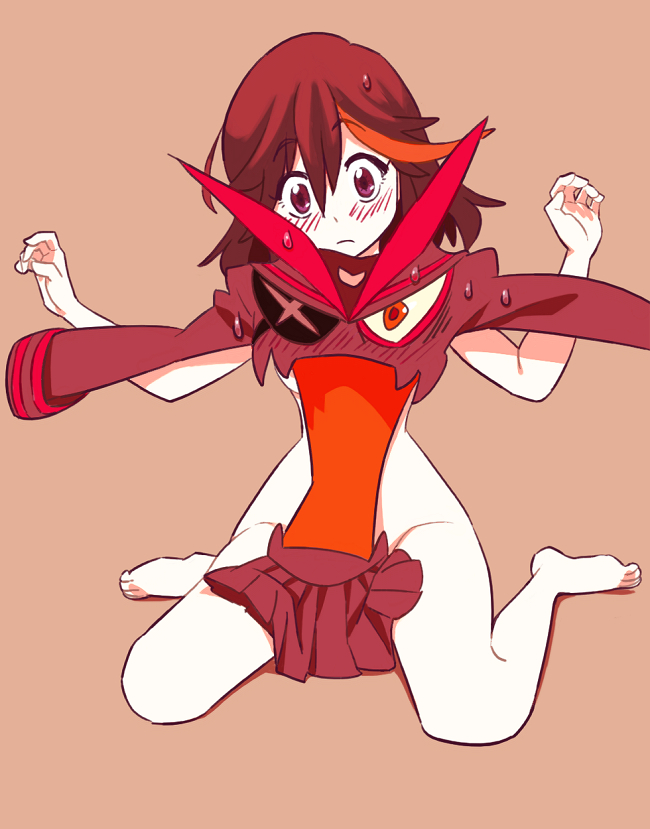 matoi ryuuko and senketsu (kill la kill) drawn by o-nashi_neko