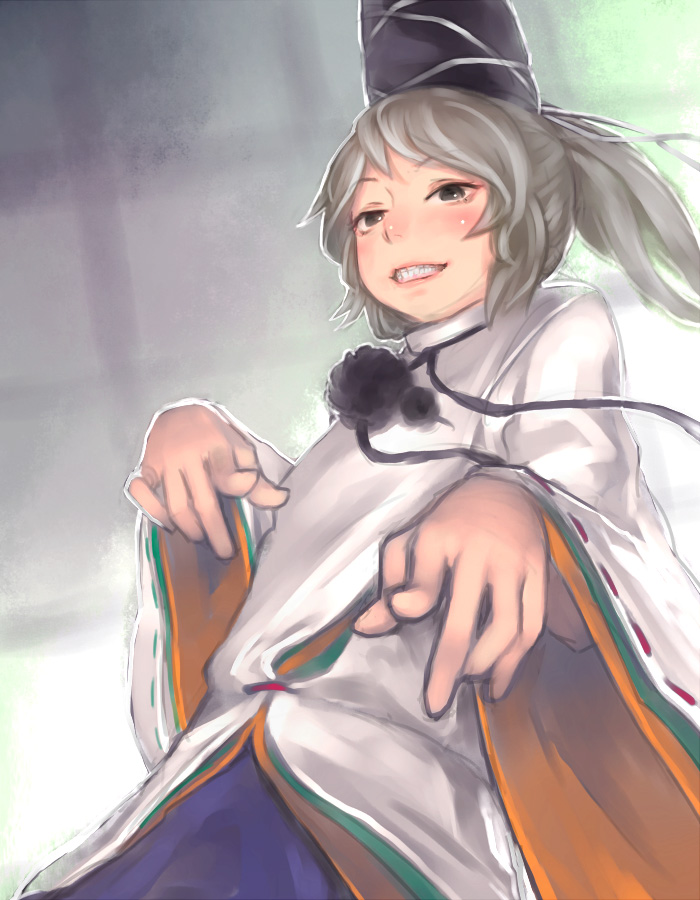 mononobe no futo (touhou) drawn by envenomist_(gengoroumaru)