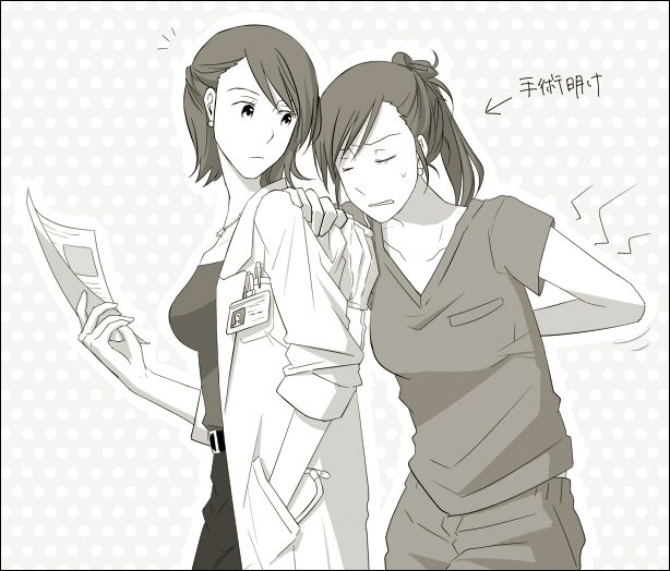futami mami and futami ami (idolmaster) drawn by yasuchika