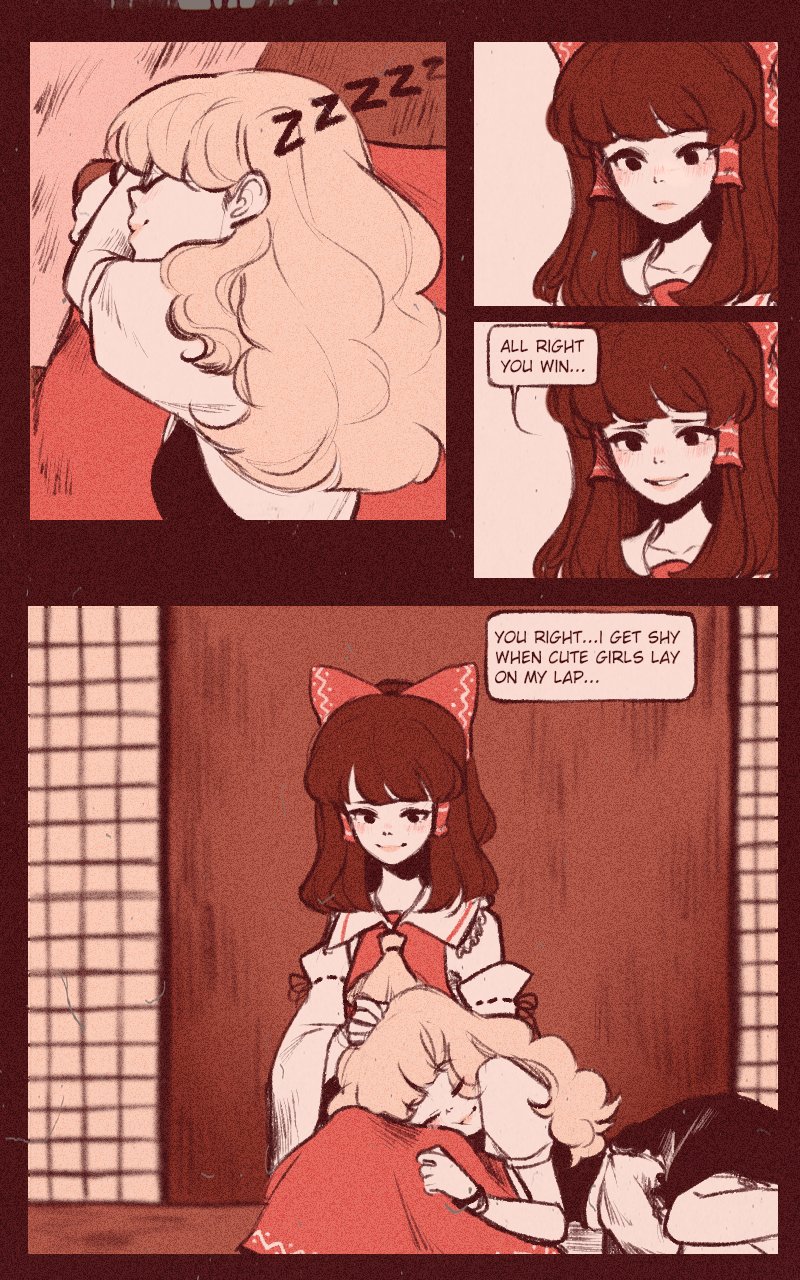 hakurei reimu and kirisame marisa (touhou) drawn by pixie_(milkywaypixies)