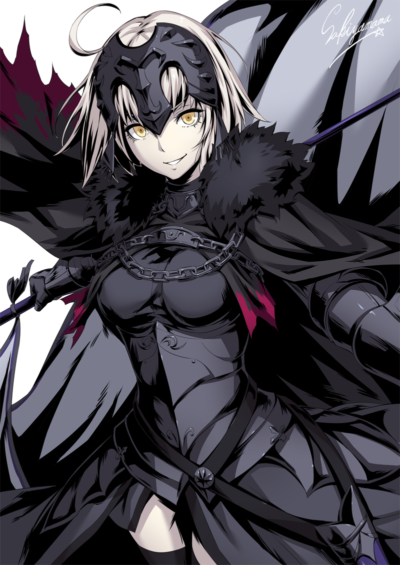 jeanne d'arc alter (fate and 1 more) drawn by sakiyamama