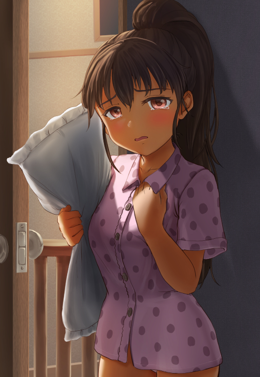 taneshima popura (working!!) drawn by oshou_(o_shou)