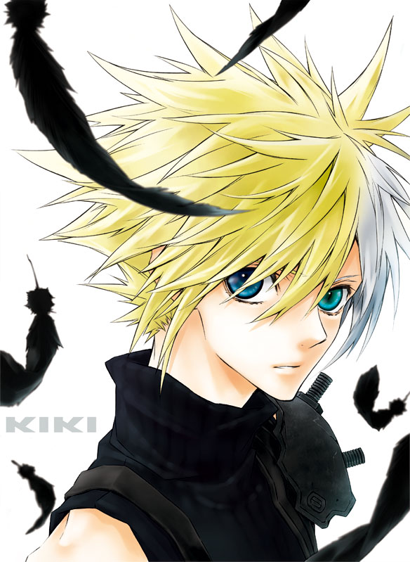 cloud strife (final fantasy and 1 more) drawn by kiki_lala
