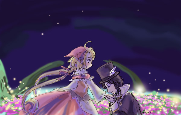 frederic chopin and polka (trusty bell) drawn by fuju