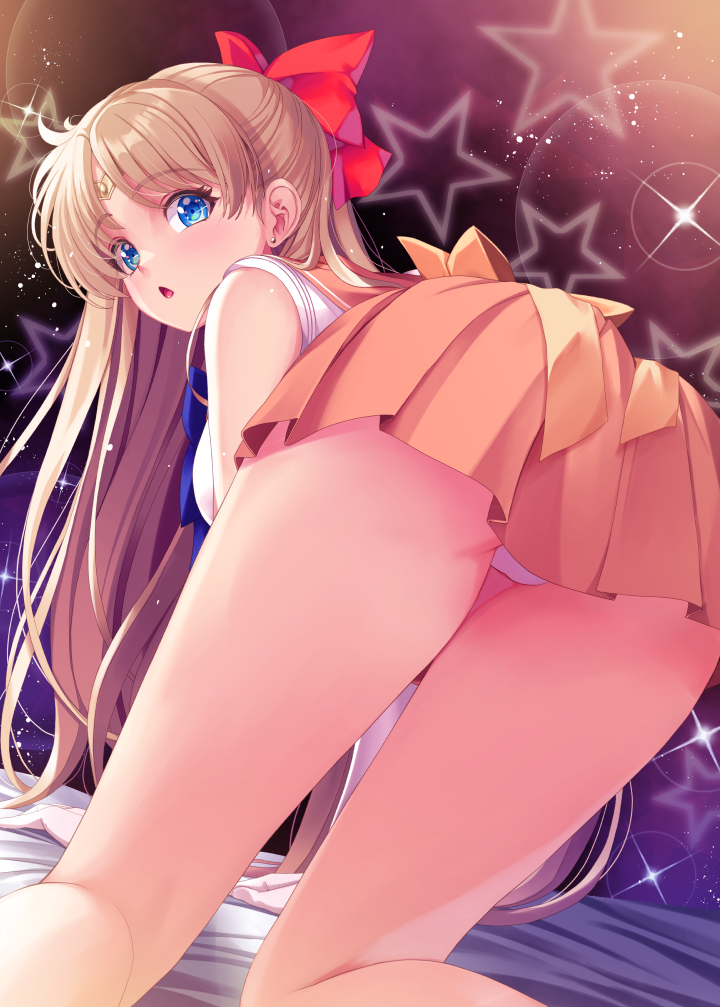 aino minako and sailor venus (bishoujo senshi sailor moon) drawn by kirishima_satoshi