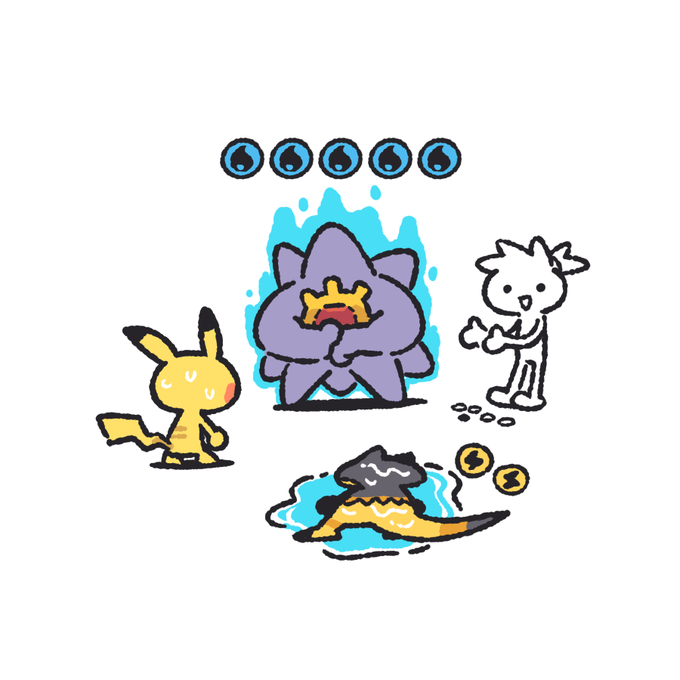 pikachu, misty, starmie, and heliolisk (pokemon and 2 more) drawn by plainwhite