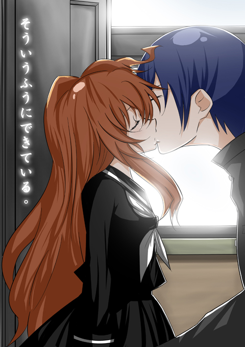 aisaka taiga and takasu ryuuji (toradora!) drawn by pedodedo