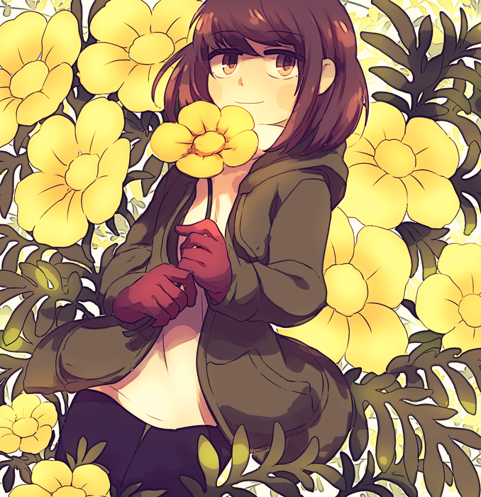 chara (undertale and 1 more) drawn by lari-lab