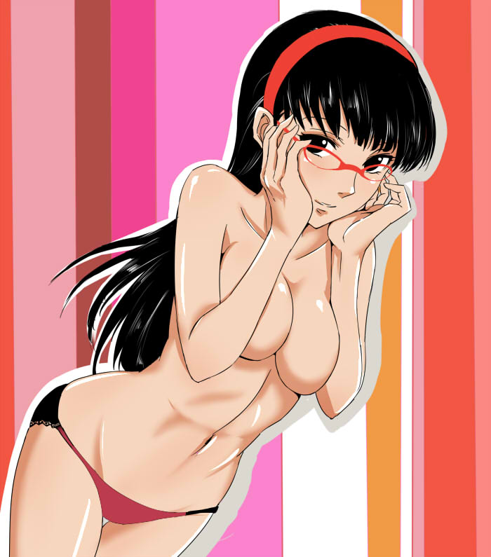 amagi yukiko (persona and 1 more) drawn by suta_furachina