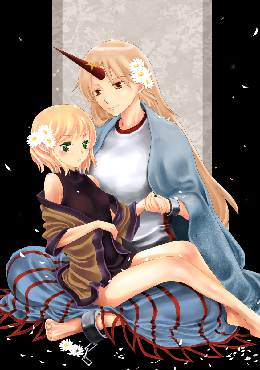 mizuhashi parsee and hoshiguma yuugi (touhou) drawn by atoki
