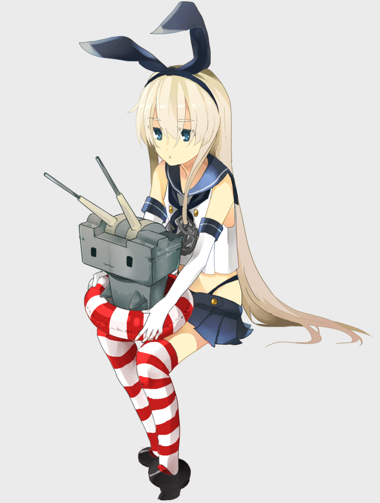 shimakaze and rensouhou-chan (kantai collection) drawn by aoi_(aoi-0603)
