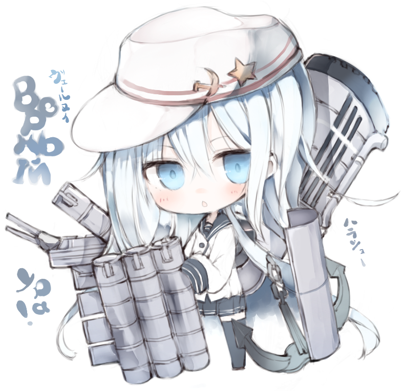 hibiki and verniy (kantai collection) drawn by kotatu_(akaki01aoki00)