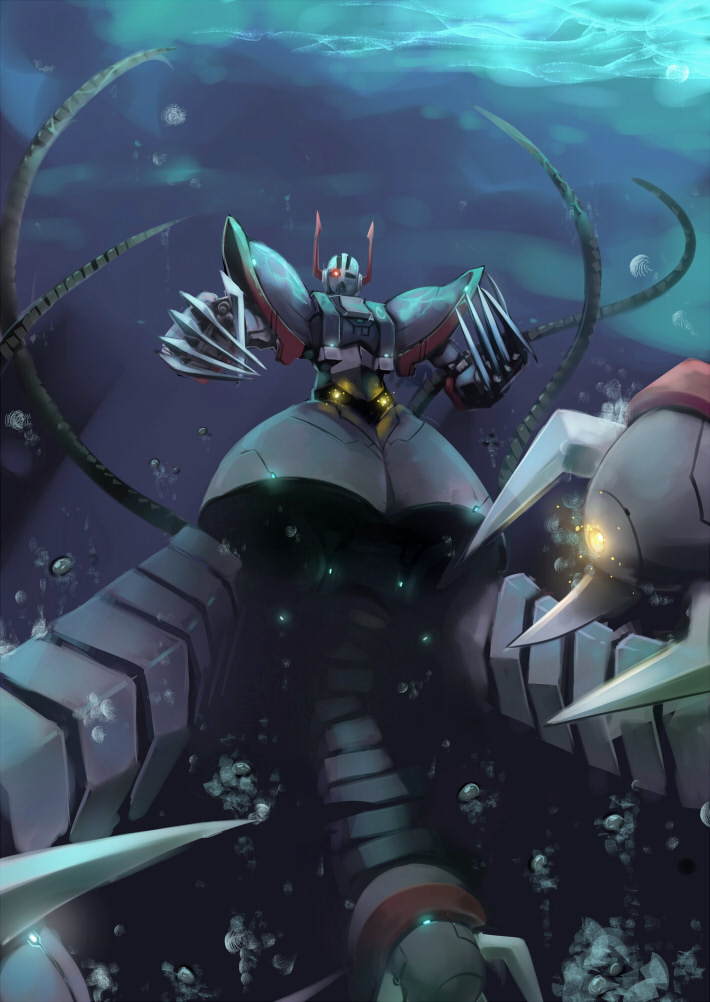 hell zeong marine (gundam and 1 more) drawn by akinaie