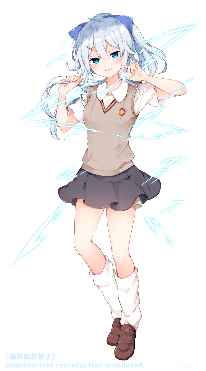 misaka mikoto and yukishiro mahiro (nijisanji and 2 more) drawn by fukunoki_tokuwa