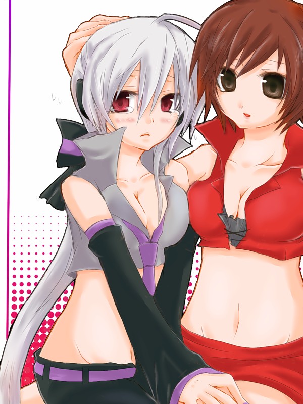 meiko and yowane haku (vocaloid) drawn by akatsuki_yakyou