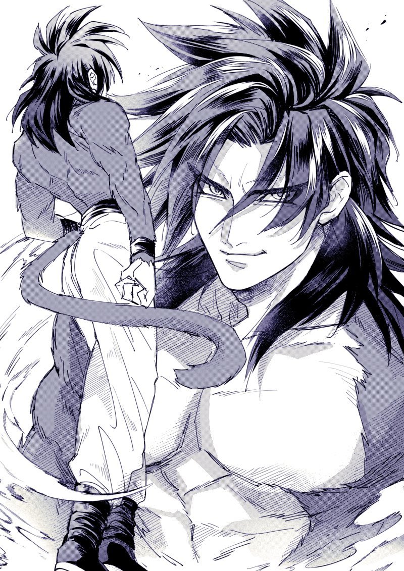 son goku (dragon ball and 1 more) drawn by moza00
