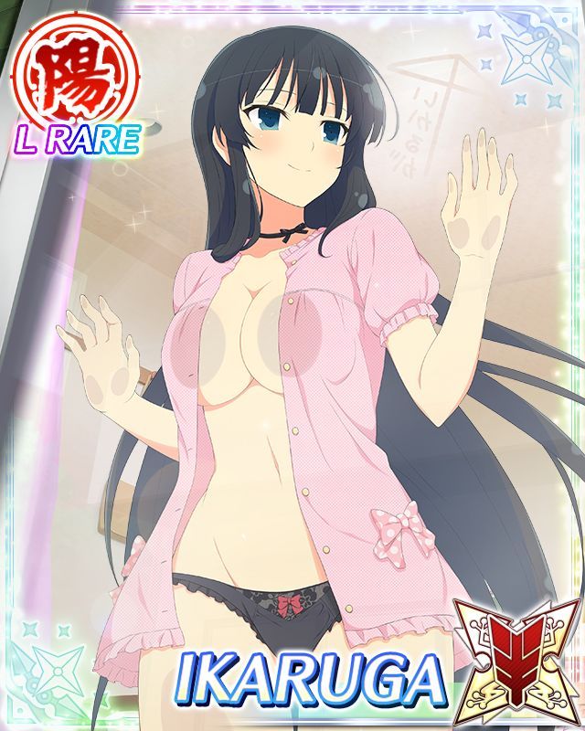 ikaruga (senran kagura and 1 more) drawn by yaegashi_nan