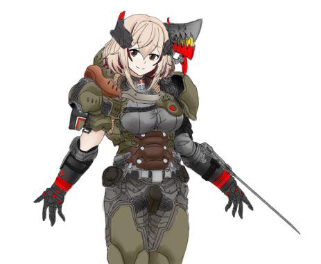 roon and doomguy (azur lane and 2 more) drawn by mussolini_pepperoni