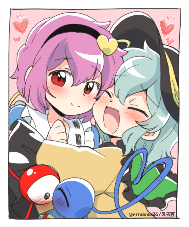 komeiji koishi and komeiji satori (touhou) drawn by eromame