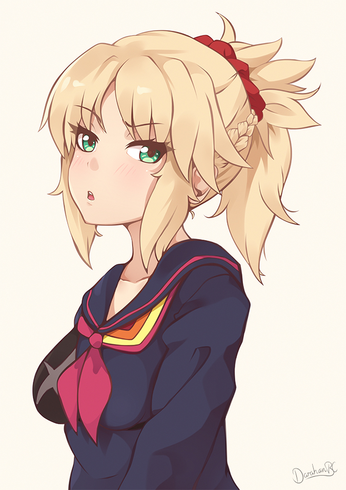 matoi ryuuko, mordred, and senketsu (fate and 3 more) drawn by darahan