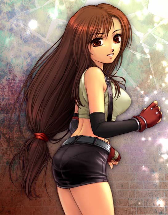 tifa lockhart (final fantasy and 1 more) drawn by yoko_juusuke