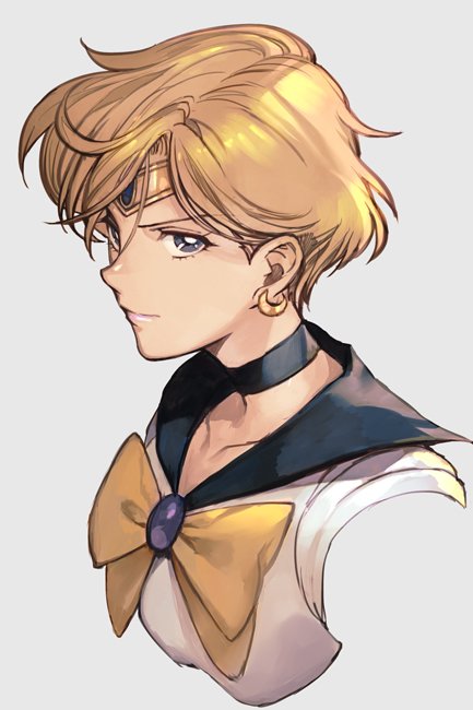ten'ou haruka and sailor uranus (bishoujo senshi sailor moon) drawn by hungry_clicker