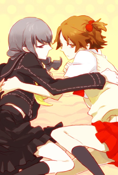 narukami yu and hanamura yousuke (persona and 1 more) drawn by h_(pixiv188717)