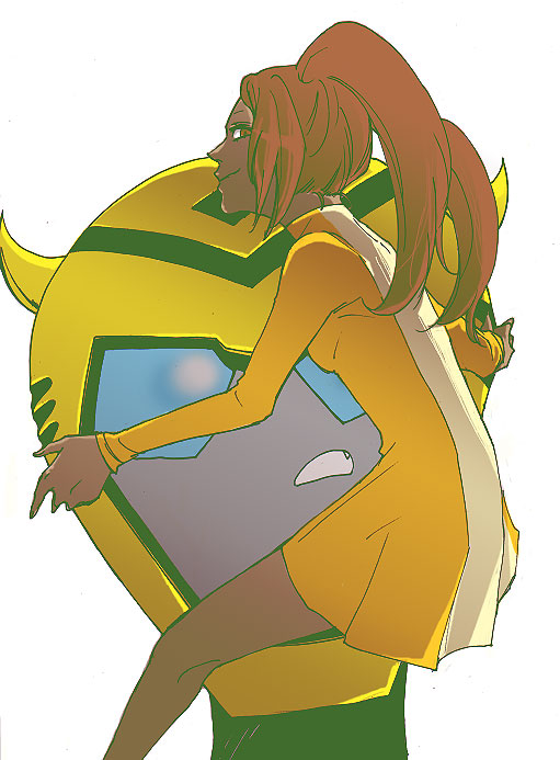 bumblebee and sari sumdac (transformers and 1 more)