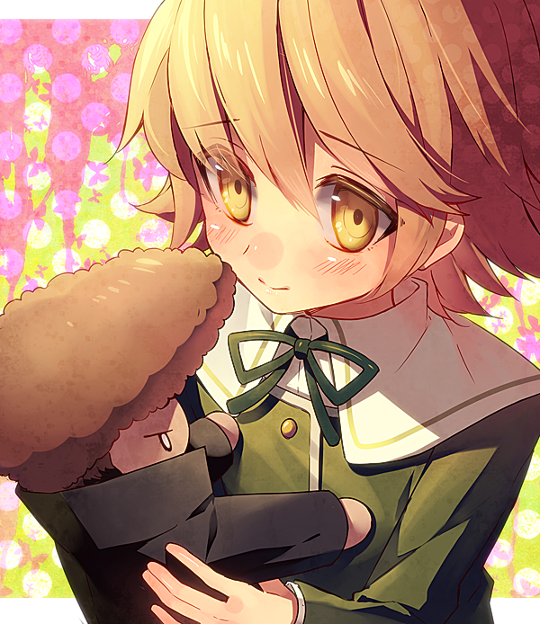 fujisaki chihiro and owada mondo (danganronpa and 1 more) drawn by ponta_(aoi)