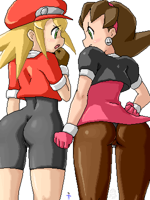 tron bonne, roll caskett, and mega man volnutt (mega man and 1 more) drawn by isu