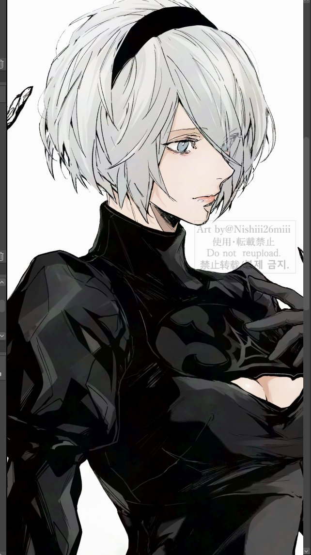 2b (nier and 1 more) drawn by nishiii26miii