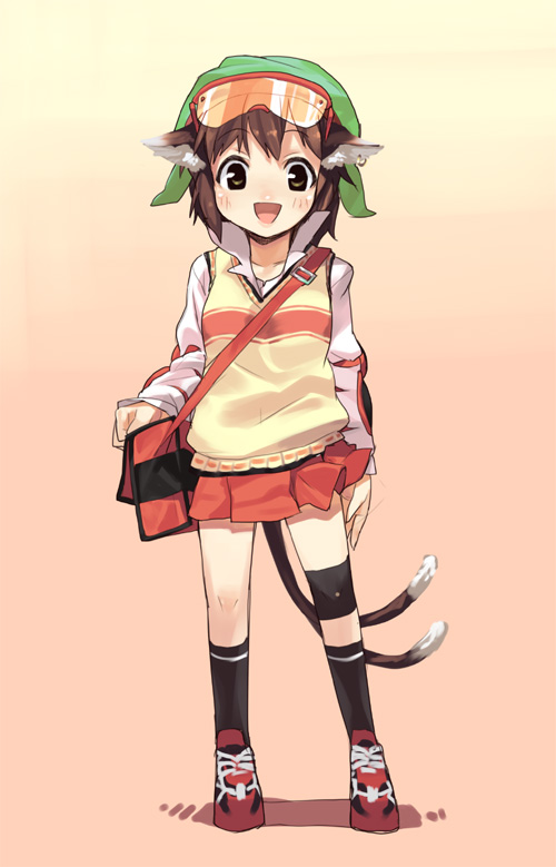 chen and mamoru (touhou and 1 more) drawn by haruno_shuu